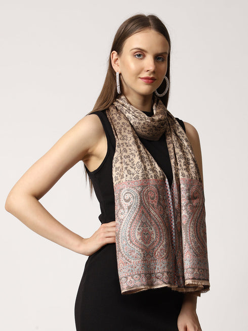 Women's Jamawar Wool Stole